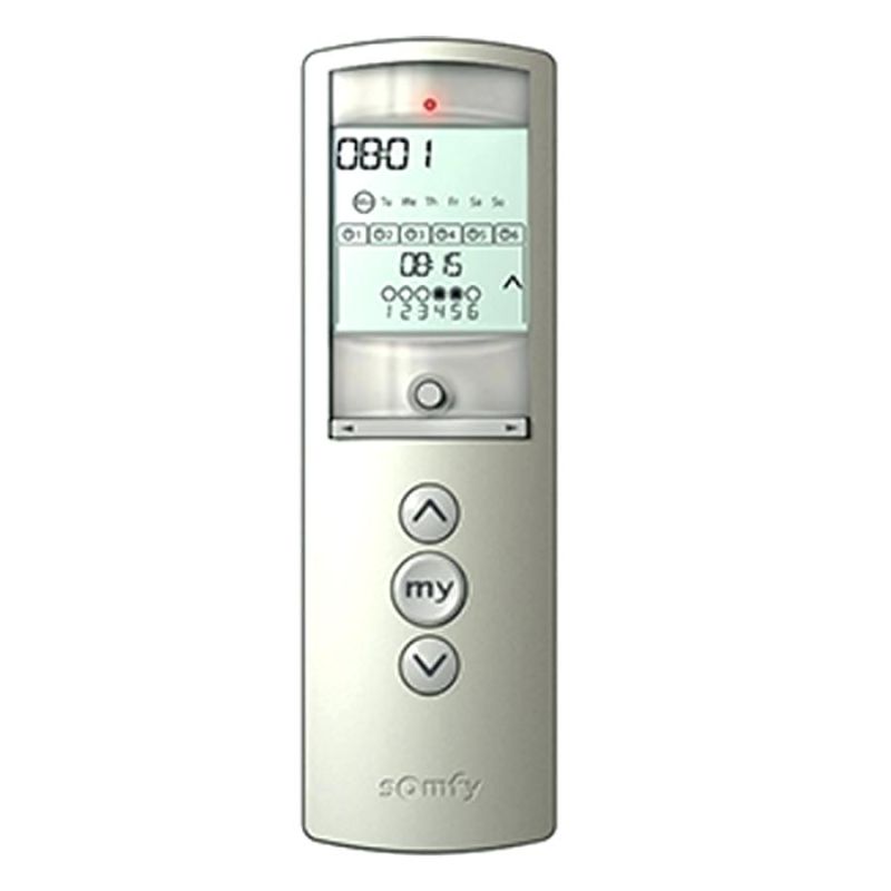 Somfy 2401101 - Télécommande Telis 6 Chronis RTS Pure - Avec